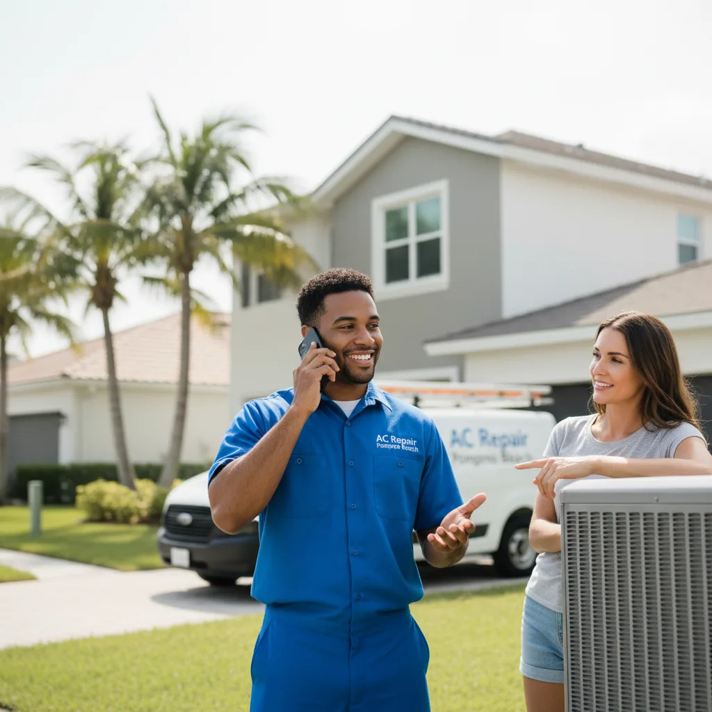 AC Repair Pompano Beach customer support in Cropwell